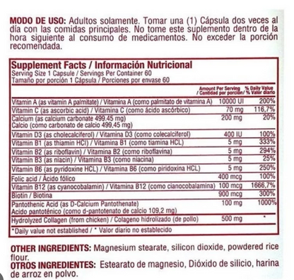 CAPELL - fortalecimiento del cabello, la piel y las uñas