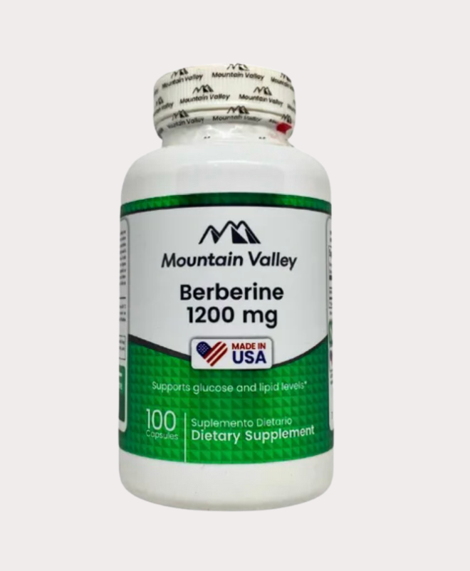 BERBERINE X 100 CAP - control metabólico, regula azúcar y mejora digestión