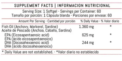 FSIH OMEGA 3 - 60 cápsulas